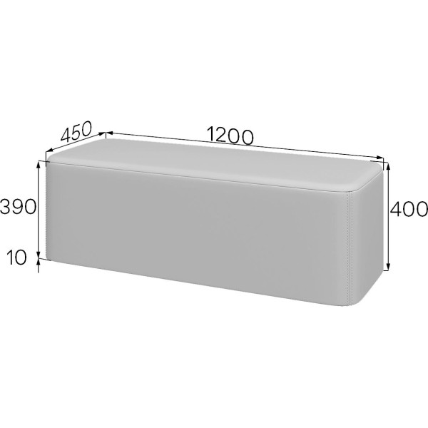 Пуф Блок 120х45х40