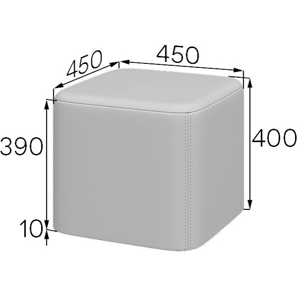 Пуф Блок 45х45х40