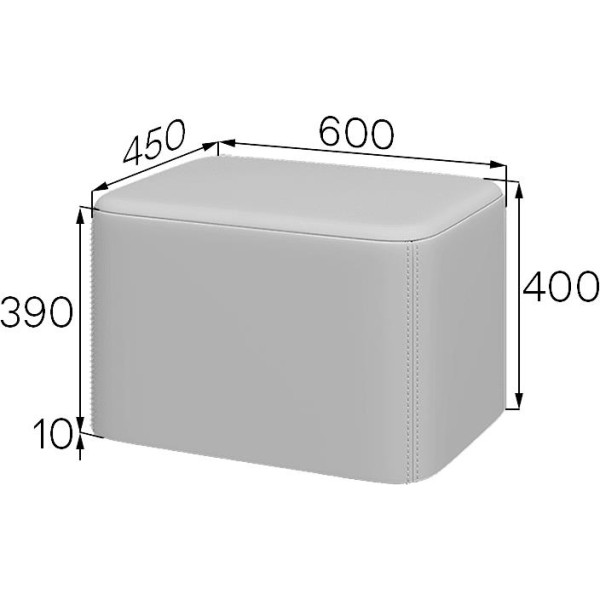 Пуф Блок 60х45х40