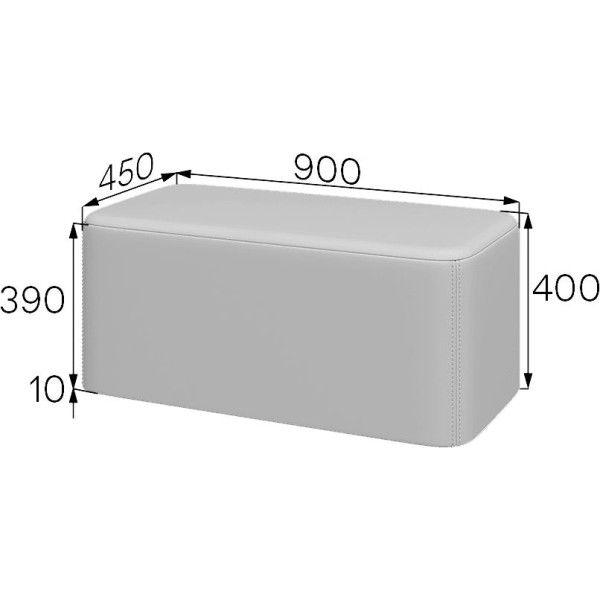 Пуф Блок 90х45х40