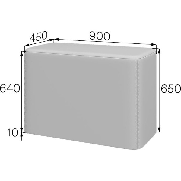 Пуф Блок 90х45х65