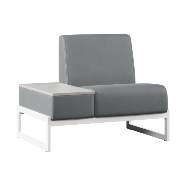 Диван одноместный со столиком справа TRINITI