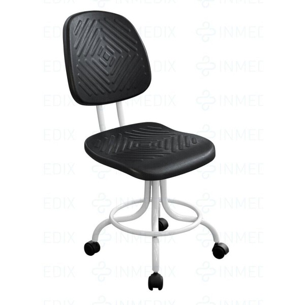 Стул на винтовой опоре сиденье и спинка полиуретан КР10-1 (1)