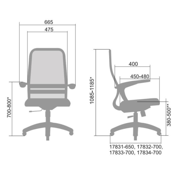 Компьютерное кресло SU-CU160-8 PL