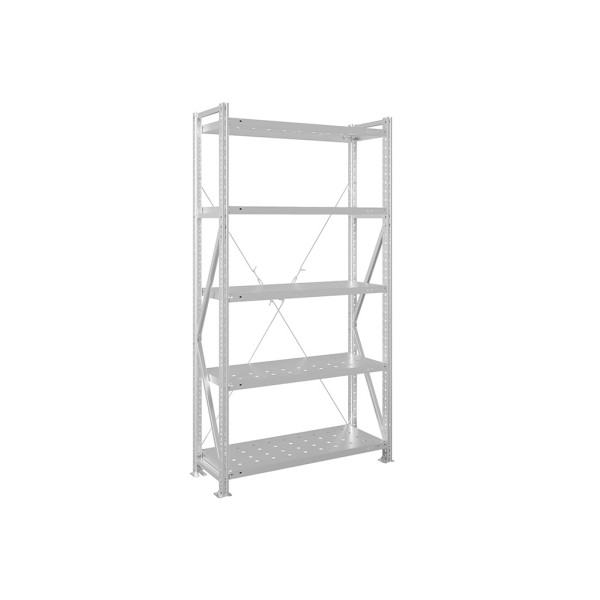 Стеллаж MS U 2000x1000x400/5 перфорированные полки