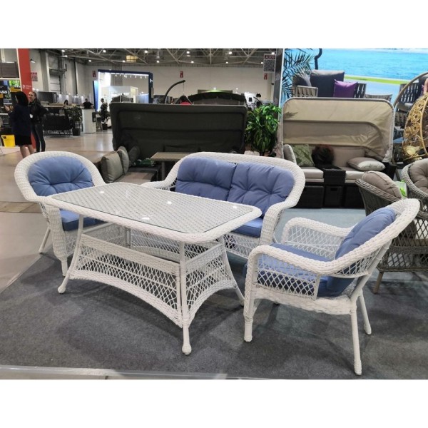 Комплект плетеной мебели T130-LV520 White