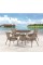 Комплект плетеной мебели Лион-1B T220CT/Y32-W56 Light brown (4+1)