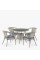Комплект плетеной мебели Лион-1C T220CT/Y32-W85 Latte (4+1)