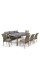 Комплект плетеной мебели T365/S65/Y380B-W65 Light Brown (8+1)