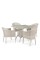 Комплект плетеной мебели T190B/Y350A-W85-90x90 Latte 4Pcs