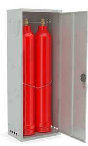 Шкаф для газовых баллонов ШГР 40-2-4(2x40л)