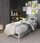 Кровати MEZA PLUS 90х200 см белые