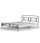 Кровати MEZA PLUS 160х200 см черные
