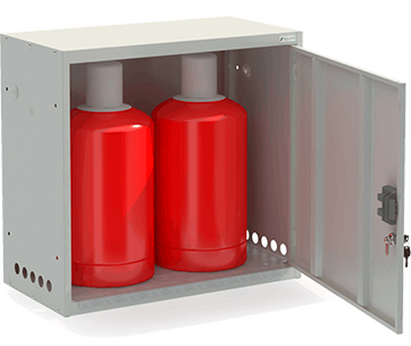 Шкаф для газовых баллонов ШГР 27-2-4(2x27л)