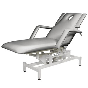 Косметологическая кушетка МД-850 (Элегия-2А), серебристая, 2 мотора