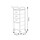 Тележка парикмахерская Глорис-03 box, черный