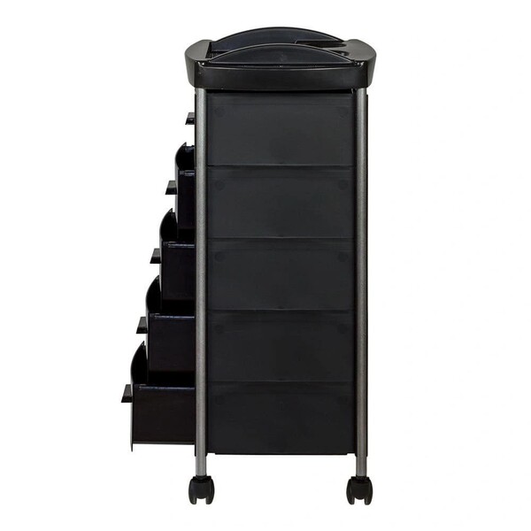 Тележка парикмахерская Глорис-03, черный