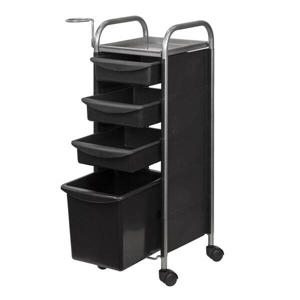 Тележка парикмахерская М-02 box, черный